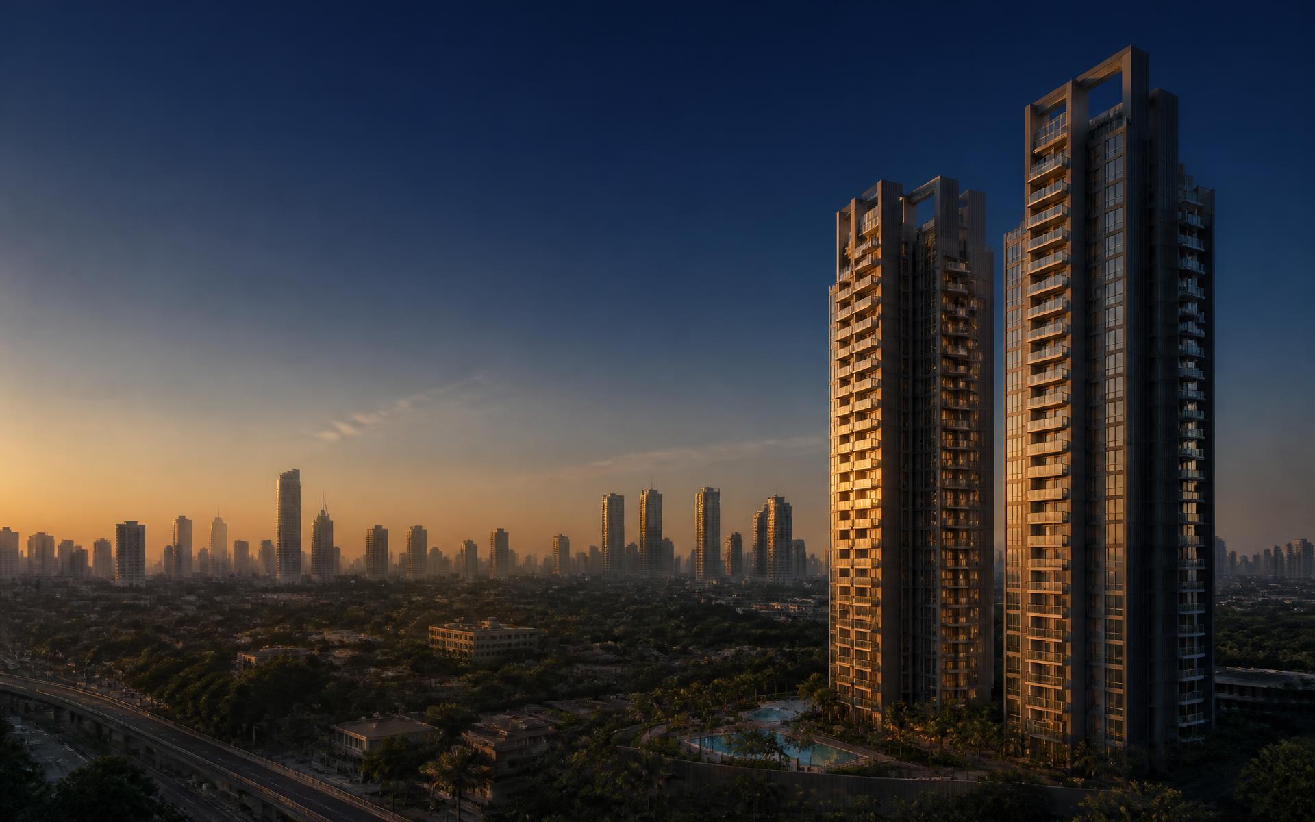 Residential apartment block under transformation